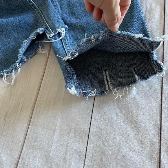 Vintage Lee Jeans Womens 8 Petite Blue High Rise Y2K Made In USA Straight Denim - Picture 3 of 16